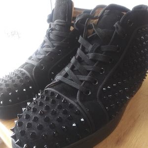 Christian louboutin spiked shoes US size 9.5